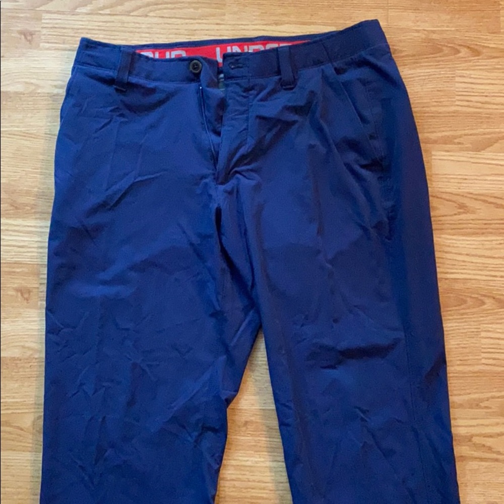 Men’s Underarmour Navy pants 36 W